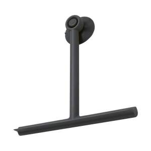 Černá stěrka s držákem 22 cm Gedy Gummy – Sapho
