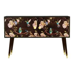Komoda z masivního borovicového dřeva Velvet Atelier Au Cafe Golden Colibri