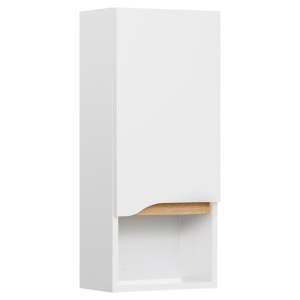 Bílá vysoká závěsná koupelnová skříňka 30×70 cm Set 857 – Pelipal