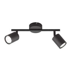 Černé kovové LED bodové svítidlo 8×30 cm Vano – Fischer & Honsel