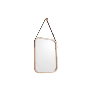 Nástěnné zrcadlo v bambusovém rámu PT LIVING Idylic, délka 40,5 cm