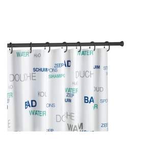 Černá teleskopická tyč na sprchový závěs Wenko Shower Curtain Rod