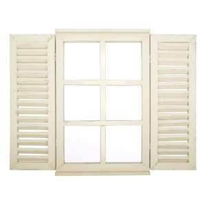 Venkovní zrcadlo s dřevěným rámem 39×59 cm Window – Esschert Design