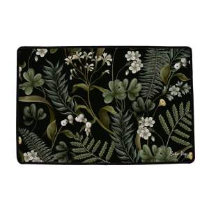 Rohožka 45×75 cm White and Green Beauty – Butter Kings