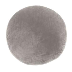 Šedobéžový dekorativní polštář z mikrovlákna Tiseco Home Studio Marshmallow, ø 40 cm