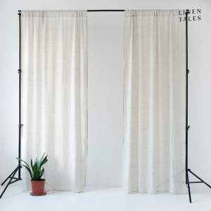 Krémová záclona 130×250 cm Daytime – Linen Tales