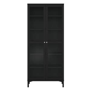 Černá vitrína 89×203 cm Roma – Tvilum