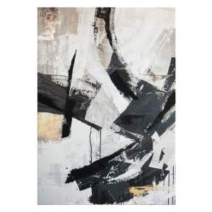 Obraz s ručně malovanými prvky 70×100 cm Ash – Styler