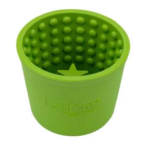 Lízací miska Yoggie Pot Green – LickiMat