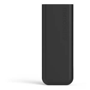 Černé silikonové pouzdro na lahev SLIM Memobottle Sleeve
