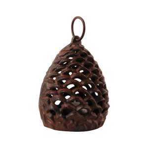 Svítilna z litiny Esschert Design Borová šiška, Ø 9.9 cm