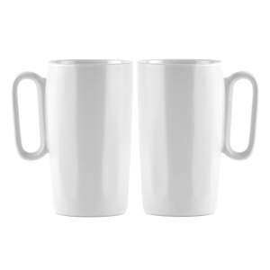 Bílé hrnky z kameniny v sadě 2 ks 330 ml Fuori – Vialli Design