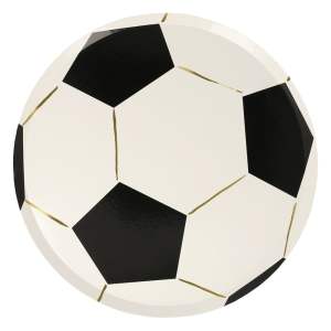 Papírové jednorázové tácky v sadě 8 ks Soccer – Meri Meri