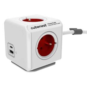 Rozbočovací zásuvka PowerCube Extended USB – Cubenest