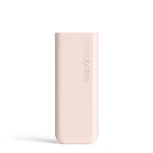 Růžové silikonové pouzdro na lahev SLIM Memobottle Sleeve