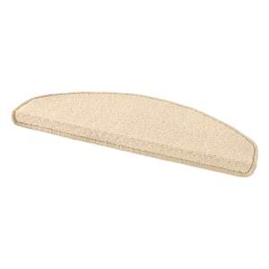Sada 15 krémových nášlapů na schody Hanse Home Fancy, 23 x 65 cm