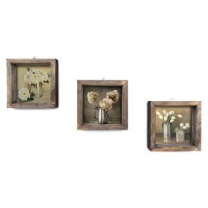 Obrazy v sadě 3 ks 15×15 cm – Wallity