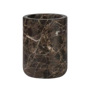 Hnědý mramorový kelímek na zubní kartáčky Marble – Mette Ditmer Denmark