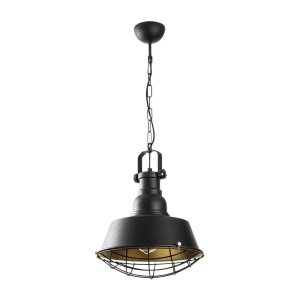 Černé kovové závěsné svítidlo Opviq lights Soultana