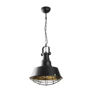Černé kovové závěsné svítidlo Opviq lights Soultana