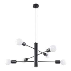 Černé zásvěsné svítidlo Nice Lamps Donato 6