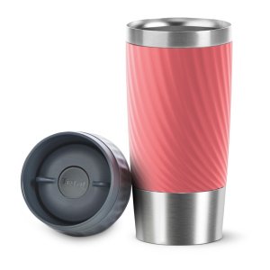 Červený termo hrnek 0.36 l Easy Twist – Tefal