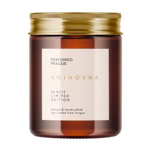 Svíčka ze sojového vosku s vůní dřeva Perfumed Prague, doba hoření 40 h