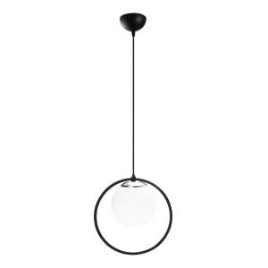 Černé kovové závěsné svítidlo Opviq lights Vivi
