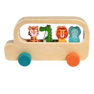 Dřevěný autobus Colourful Creatures – Rex London