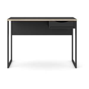 Černý pracovní stůl Tvilum Function Plus, 110 x 48 cm