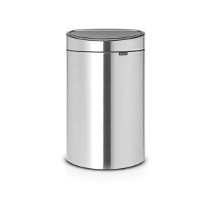 Dotykový ocelový odpadkový koš v matně stříbrné barvě 40 l Touch Bin – Brabantia