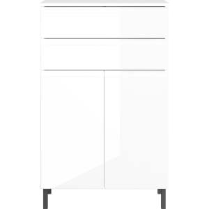 Bílá koupelnová skříňka 60×97 cm Salinas – Germania