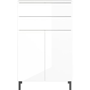 Bílá koupelnová skříňka 60×97 cm Salinas – Germania