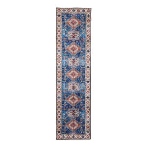 Modrý koberec běhoun 225×60 cm Topaz – Think Rugs