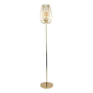 Stojací lampa ve zlaté barvě Leitmotiv Lucid, výška 150 cm