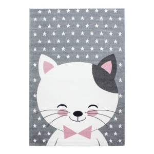 Růžovo-šedý dětský koberec 80×150 cm Kids – Ayyildiz Carpets