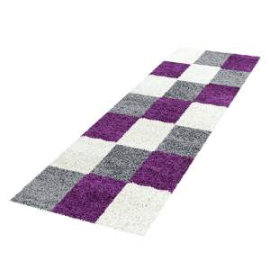 Fialovo-šedý běhoun 80×250 cm Life – Ayyildiz Carpets
