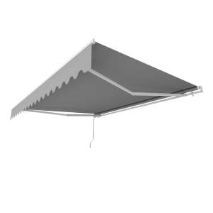 Šedá markýza 200×145 cm – Rojaplast