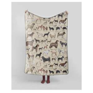 Deka 130×170 cm Dog Types – Really Nice Things