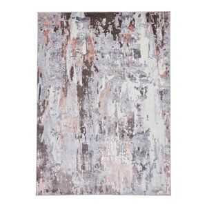 Šedo-růžový koberec Think Rugs Apollo, 160 x 220 cm