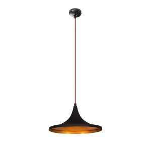 Černé kovové závěsné svítidlo Opviq lights Leon