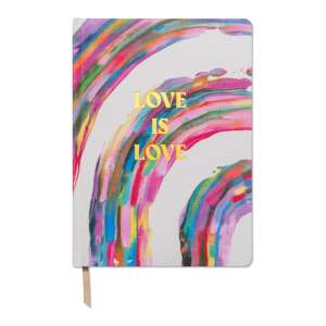 Nedatovaný diář 200 stránek formát A4 Love is Love – DesignWorks Ink