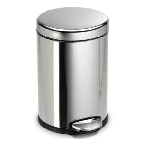 Pedálový ocelový odpadkový koš 4,5 l – simplehuman