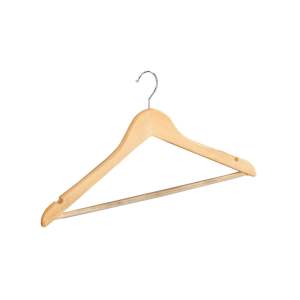 Sada 8 dřevěných ramínek na oblečení Wenko Shaped Hanger Eco