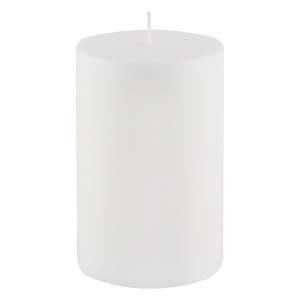Bílá svíčka Ego Dekor Cylinder Pure, doba hoření 83 h
