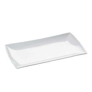 Bílý porcelánový podnos Maxwell & Williams East Meets West, 30 x 17 cm