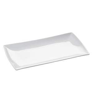 Bílý porcelánový podnos Maxwell & Williams East Meets West, 30 x 17 cm