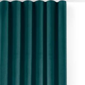 Sametový dimout závěs v petrolejové barvě 140×250 cm Velto – Filumi