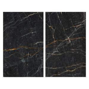Kryty na sporák z tvrzeného skla v sadě 2 ks 52×30 cm Marble – Allstar