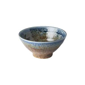 Modro-hnědá keramická miska MIJ Earth & Sky, ø 16 cm